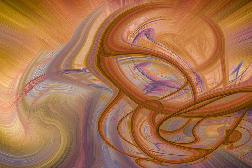 Digital abstract no. 6 by Leo Luijten