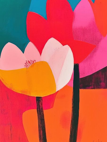 Bright Petals by Franka Poulain