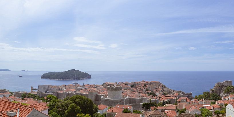 Panorama de Dubrovnik en Croatie par Sander van Hemert