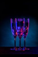 Farbenfrohe Glasfotografie