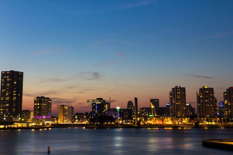 Rotterdam city lights by Brandon Lee Bouwman