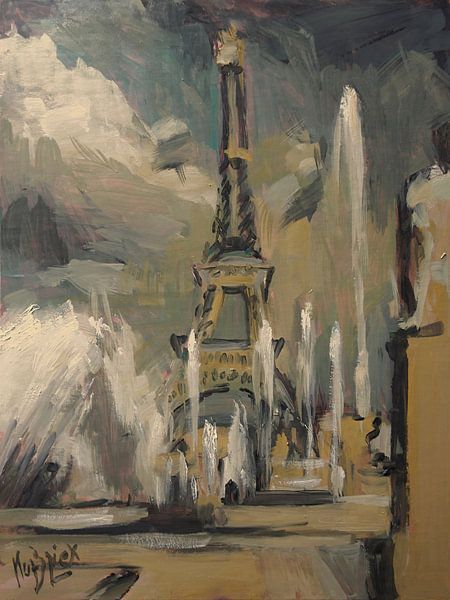 Joyeuses fontaines au Trocadéro par Nop Briex