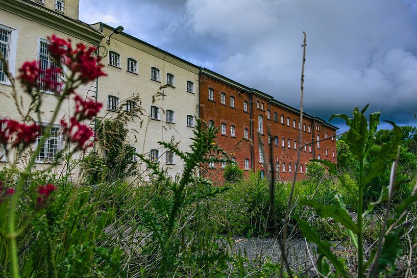 Verborgene Vergangenheit – Verlassenes Backsteingebäude im Griff der Natur von InfiniteArtLabs