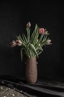Tulpen in Vase | Fine Art Stillleben Fotografie in Farbe | Druck Wandkunst