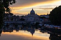 Römische Dämmerung: Sonnenuntergang in der Vatikanstadt
