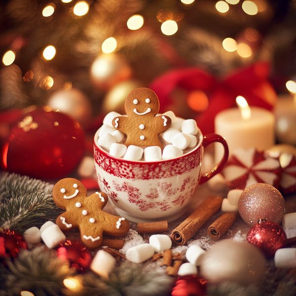 Christmas magic mug by Poster Art Shop