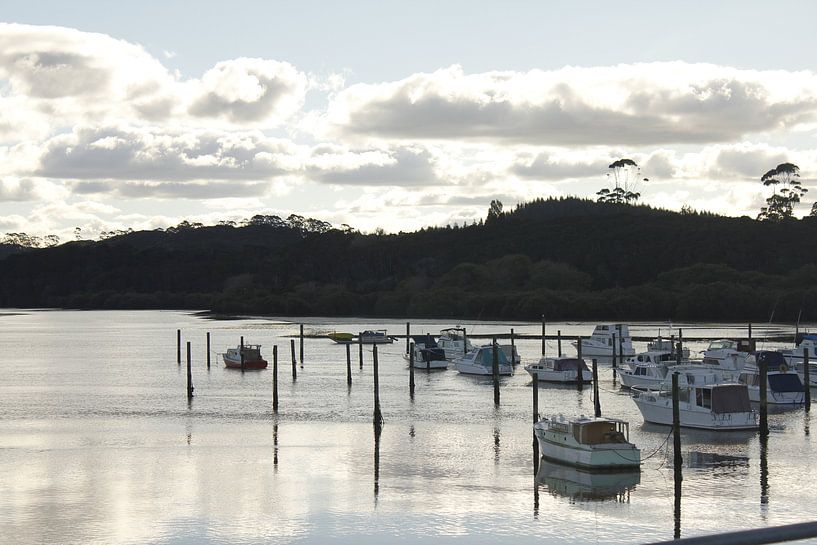 Bei Sonnenuntergang verankert von Inge Teunissen