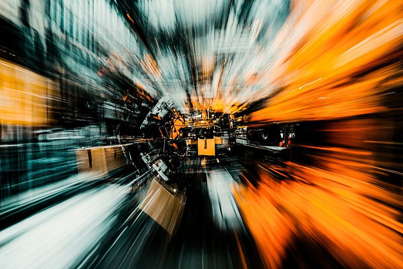 Abstrakte Licht- und Schattenbewegung von Art & Soul Creations