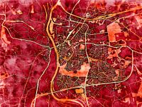 Carte de Zutphen avec le style 'Amber Autumn'