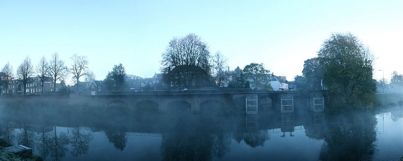 De Zuidwal in ochtendnevel von Jasper van de Gein Photography