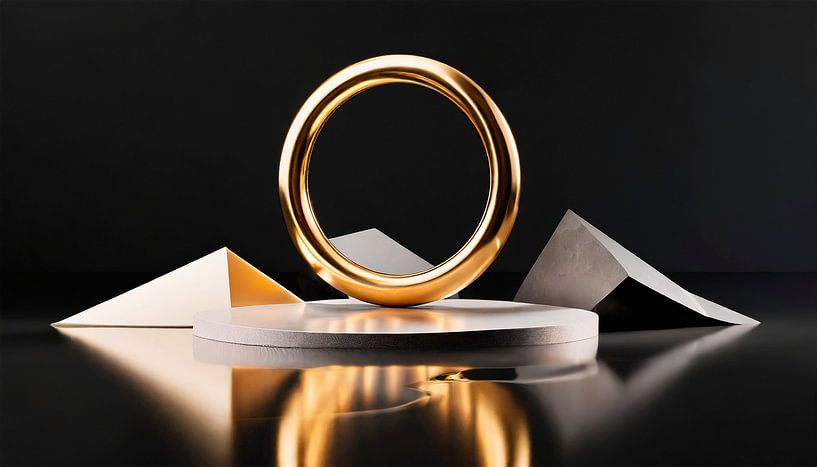 Gold mit Schwarz und Design von Mustafa Kurnaz
