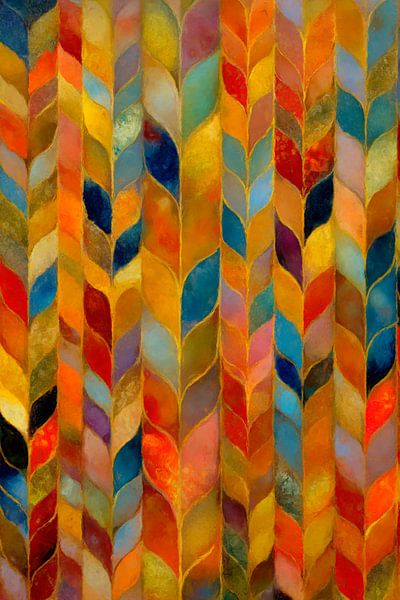 Bladeren in Kleur en Goud van Whale & Sons