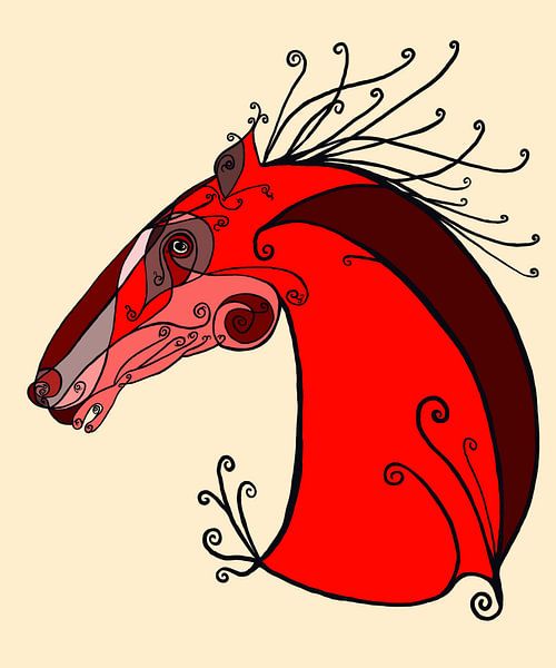 Mechanisch paard von Monique Schilder