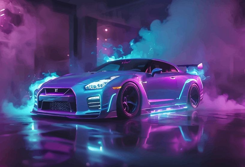 Nissan GT-R R35 - Neon Apex von MIROKKU