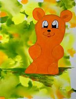 oranger Gummibärenbruder