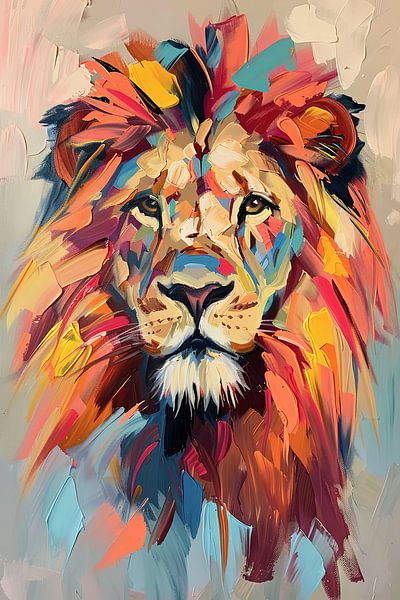 Löwe - Löwe von Poster Art Shop