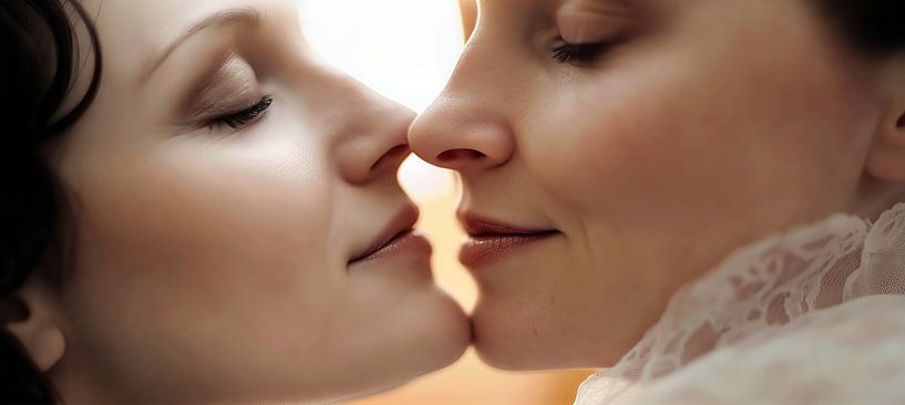 Deux mariées le jour de leur mariage par Frank Heinz