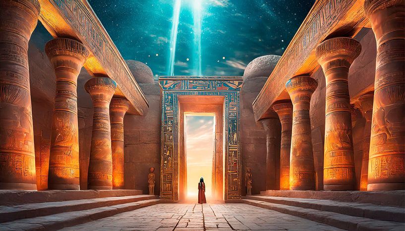 Ägypten in der Nacht von Mustafa Kurnaz