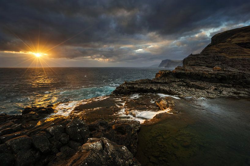 Bosdalafossur evening par Wojciech Kruczynski