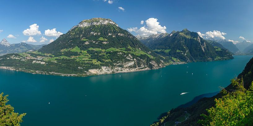 Une journée d'été au bord du lac des Quatre-Cantons par Markus Lange