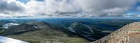 Vue panoramique depuis Gaustatoppen en Norvège