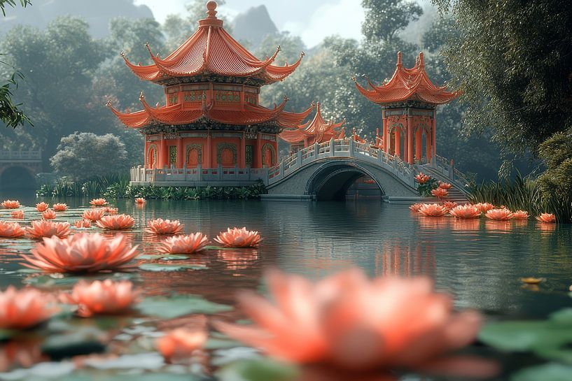 spirituelles leben östlicher tempel von Egon Zitter