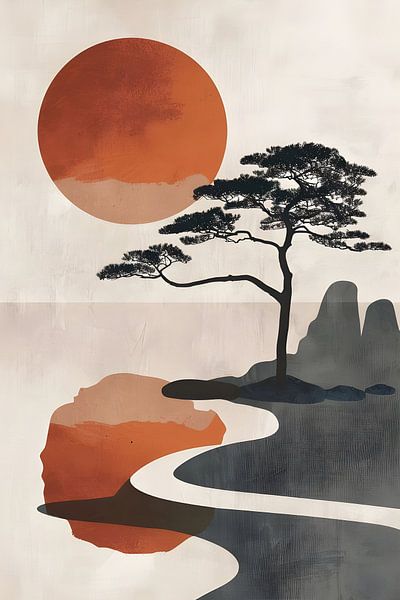 Japandi Poster von It starts with Art