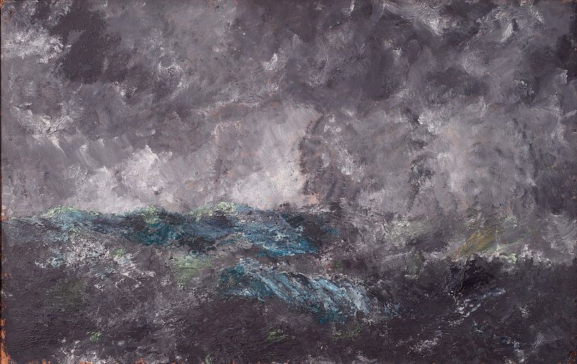 August Strindberg~Sturm in den Skerries Der fliegende Holländer von finemasterpiece