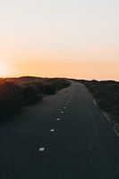 Die Straße durch die Dünen