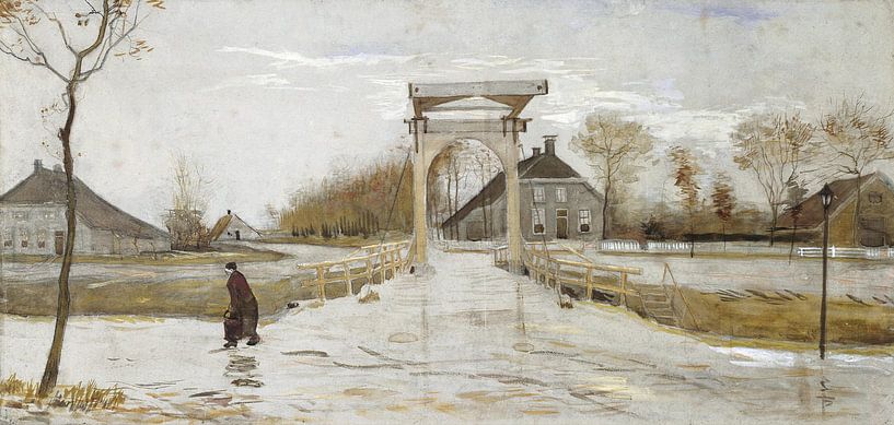 Drawbridge in Nieuw-Amsterdam, Vincent van Gogh by Masterful Masters