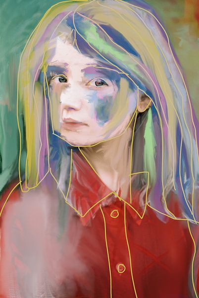 petite fille par Carla Van Iersel