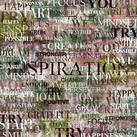 Inspiration pour l'art mural des mots