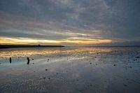 Sunset on the Wadden Sea