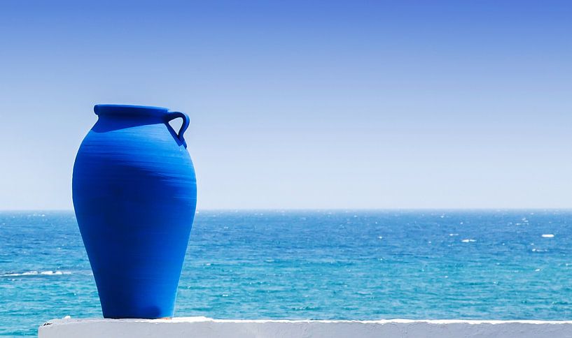 Blaue Amphore von Frank Herrmann