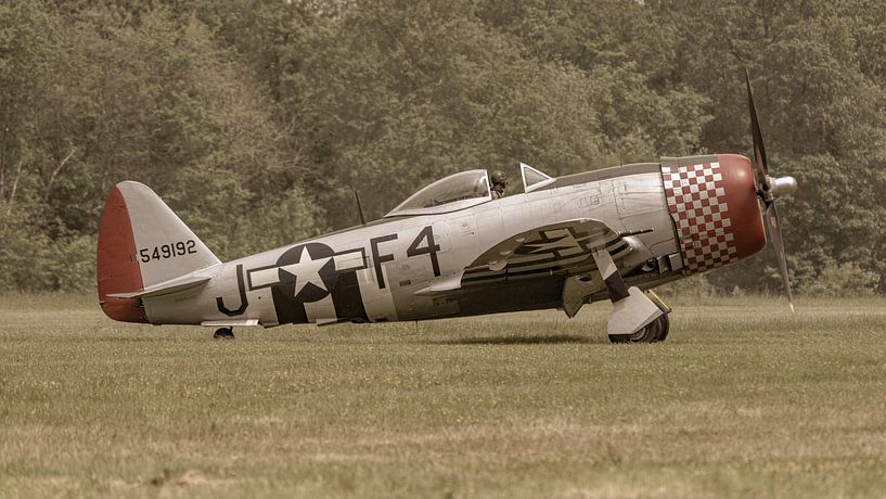 USAAF Republic P-47D Thunderbolt. by Jaap van den Berg