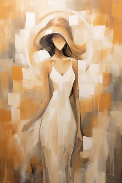 Beauté éthérée - Expressionnisme abstrait par Galerie d'art Roderick Sebastiaan