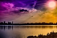 Zonsondergang Kralingse Plas (Rotterdam)