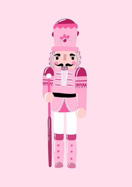 Pink Nutcracker Charm by Athene Fritsch