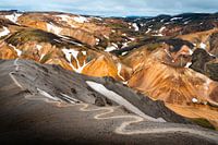 Pendelweg in Landmannalaugar, Island