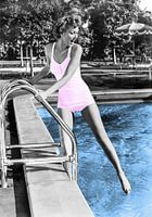 Retro Bademode Modell