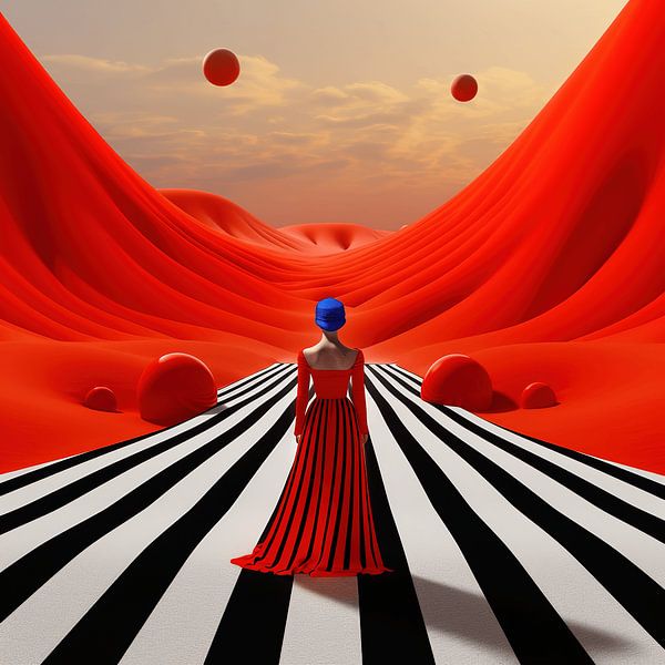 Paysage désertique surréaliste par Art Lovers