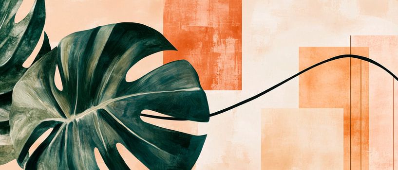 Feuille tropicale par Poster Art Shop