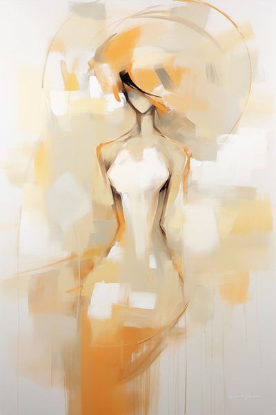 Silhouette im Sonnenlicht von Kunstgalerie Roderick Sebastiaan