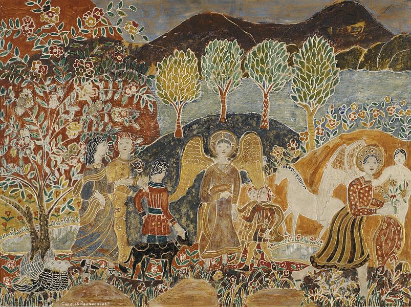 Charles Prendergast,Engel von finemasterpiece