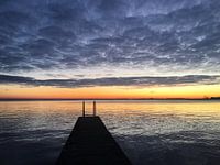 Een prachtige zonsondergang in Hoorn