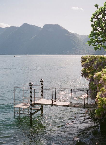 Jetée du lac de Côme en Italie par Alexandra Vonk