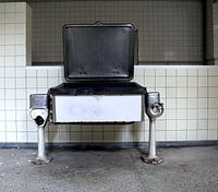Old machine in the kitchen