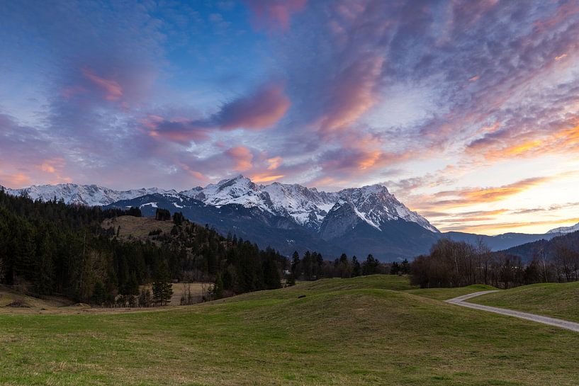 Ciel du soir sur le chemin des philosophes par Christina Bauer Photos