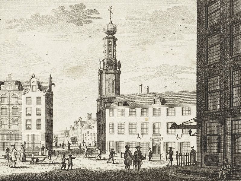 Kalverstraat and the Munttoren in Amsterdam by Atelier Liesjes