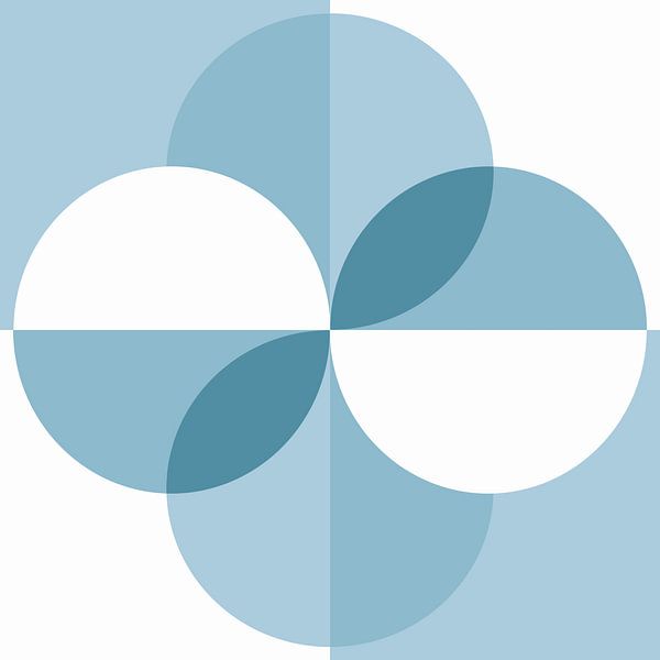 Skandinavische Retro Abstraktion von Mad Dog Art